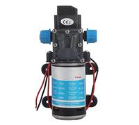 Qiilu 12V DC Pompe à eau auto-amorçante à diaphragme à haute pression 100W 8L / Min 160Psi pour le lavage