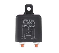 Qiilu 1pc 12V 120A Charge Relais Voiture Van ON/OFF 4 Broches Heavy Duty Split Van Bateau