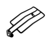 Qiilu 2 Couleur Moto Solo Siège Arrière Porte-Bagages Support Étagère(Noir)