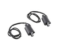 Qiilu 2 pièces bobines d'allumage de moto, bobines d'allumage plus courtes et plus longues adaptées pour Virago 1100 XV1100 1986-1999