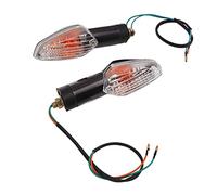Qiilu 2 pièces Clignotants de Moto Clignotants pour CBR250 250R CB300F CBF 125 150 2013-2017 Remplacement Gauche Droite(Couverture transparente)