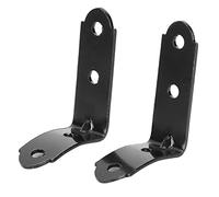 Qiilu 2 pièces Kit de réparation de support de charnière de couvercle de boîte à de voiture noire pour S4 B6 B7