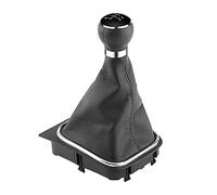 Qiilu 5 Speed Car Gear Shift Bouton Gaiter, Levier de Vitesse Gaiter Boot Kit pour VW Golf 6 MK5 MK6 Jetta 2005-2014