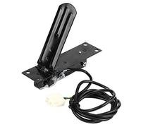 Qiilu Accélérateur de pédale, Pédale d'accélérateur de pied 250 W 24 V pédale de frein de contrôle de vitesse d'accélérateur pour moteur électrique Scooter