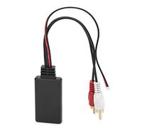 Qiilu Adaptateur Bluetooth, Bluetooth Adaptateur, ABS 5.0 Radio Adaptateur Portable Auto Voiture sans Fil Audio Musique Câble Fit pour