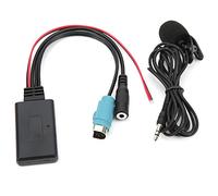 Qiilu Adaptateur de Câble Bluetooth 5.0 AUX avec Microphone pour Alpine KCE-236B CDA-9852/E CDE-9887/R