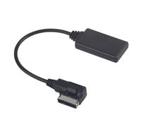 Qiilu Adaptateur de câble récepteur AUX pour Module Bluetooth, connecteur stéréo AUX pour Musique stéréo, Compatible avec AMI multimédia pour AMG C CL S SL SLK SLS