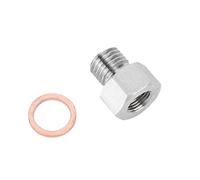Qiilu Adaptateur de raccord automatique NPT 1/8" femelle vers métrique M12 x 1,5 mâle accessoire, adaptateur de raccord NPT