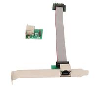 Qiilu Adaptateur Ethernet M.2 PCB M.2 AE 2.5G Ethernet Gigabit Ethernet Server Adapter 1000M Haute Performance Rj45 Single Port Ethernet Nic Adaptateur pour ordinateur industriel Gigabit Ethernet