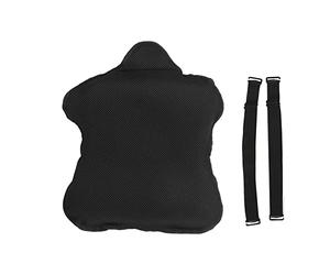 Qiilu Air Coussin de Siège de Moto, Coussin de Siège en Gel de Moto Couverture en Maille Absorption des Chocs Coussin de Siège de Refroidissement Respirant pour Partie de Moto