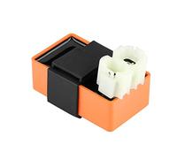 Qiilu Allumage CDI de Course 6 Broches (2 Broches + 4 Broches) CDI adapté à la Plupart des Moteurs Clones GY6 50ML 125ML 150ML Dune Buggies Go Kart