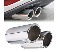 Qiilu Auto ¨¦chappement syst¨¨mes d'¨¦chappement Silencieux Arri¨¨re, Paire de tuyaux d'¨¦chappement d'¨¦chappement de voiture pour pour 325i 328i