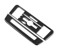 Qiilu Auto Pièces détachées auto Aménagements intérieurs Caches pour tableaux de bord, Couvercle de panneau de commande de climatisation CD en fibre de carbone pour Classe A Classe B CLA GLA