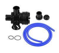Qiilu Auto Soupape de commande d'air, Vanne de purge automatique du déviateur Turbo BOV de voiture Pour 1.8T 2.7T Moteur Noir