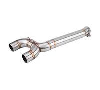 Qiilu Auto syst¨¨mes d'¨¦chappement Collecteurs d'¨¦chappement, Syst¨¨me d'¨¦chappement Complet de Moto, raccord interm¨¦diaire pour FZ6 FZ6-N 2004-2009