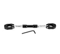 Qiilu barre renfort guidon moto Guidon croisé universel réglable en alliage d'alupour Minium pour moto, noir L1o949