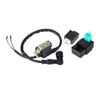 Qiilu Bobine d’allumage pour Dirt 140 ztxf 1005 Bobine d'allumage CDI Régulateur pour Trail Bike Dirt Bike Quad ATV S5i880