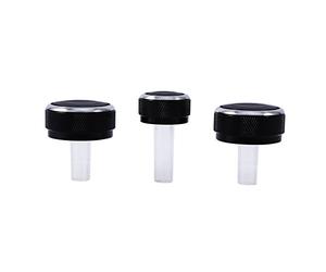 Qiilu Bouton de Contrôle Chauffage, Chauffage Dash A/C Commutateur Boutons de Contrôle Noir