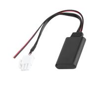 Qiilu Câble Audio Bluetooth à 3 Broches, Adaptateur de câble Audio sans Fil Bluetooth AUX, Musique stéréo adaptée pour GL1800 Goldwing