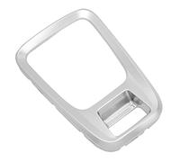 Qiilu Cadre de Panneau de Bouton de Vitesse, Revêtement de Levier de Vitesses 7591L9 Couverture de Panneau de Changement Argent pour 3008