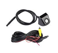 Qiilu Caméra de recul D pour Voiture, étanche IP67, Vision Nocturne LED | grand angle de 170°, échelle de distance à l'écran, compatible avec la fixation sur plaque d'immatriculation (Noir)