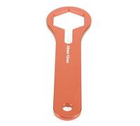 Qiilu Clé à fourche clé à capuchon de fourche 50 mm en alliage d'aluminium moteur amortisseur outil de Suspension adapté pour 125150250350450550 sx xcwp(Orange)