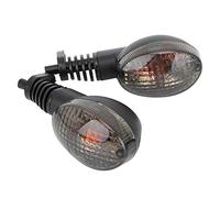 Qiilu Clignotant De Moto, 2 pièces clignotant lampe adaptée pour Kawasaki Para Ninja 250 Modification de moto(Noir)