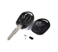 Qiilu Coque de istance de Voiture, Coque de istance de Voiture pour SsangYong Actyon Kyron Rexton Housse de boîtier Fob 2 Bouton