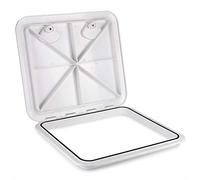 Qiilu Couvercle de pont anti-, accessoires de bateau RV carré yacht de couvercle de pont carré 460x510mm/18.1x20.1in RE-460-510