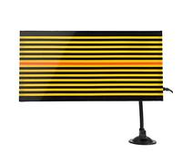 Qiilu Débosselage Voiture, outil ligne Conseil réflecteur avec LED Light outils de réparation de dent sans peinture