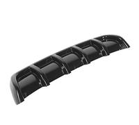 Qiilu Diffuseur de Pare-Chocs arrière aileron arrière Universel aileron de Requin Insert de Queue de diffuseur de Pare-Chocs lèvre carrosserie modifiée(Noir Brillant)