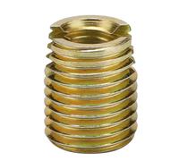 Qiilu écrou m7 20 Pièces 302 Acier au Carbone Autotaraudeuse Filetage Insert Accessoires M12 Douille Filetée à 8 M5 Interne (Intérieur M10*1.5 extérieur M14*1.5 Longueur)