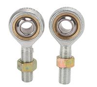 Qiilu Extrémité de Tige 2 Pièces Gauche Droite Mâle Embout à Rotule Portant M10 Accessoire de Remplacement pour VTT Modifié à Quatre Roues Quad Go Kart