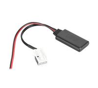 Qiilu Fil Audio Bluetooth, Adaptateur de Voiture Ligne Audio sans Fil Bluetooth pour Radio CD-1
