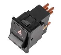 Qiilu Interrupteur d'avertissement de clignotant d'urgence, caractéristiques stables pour 90110 Interrupteur de lampe d'avertissement de danger YUF101490