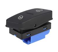 Qiilu Interrupteur de commande de verrouillage de porte centrale de voiture, bouton de contrôle de porte centrale pour 5 MK5 1K0962125B