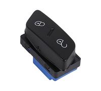 Qiilu Interrupteur de verrouillage de voiture, Interrupteur Bouton Fermeture Avant Gauche Latérale Porte De Voiture Commutateur de Verrouillage Cental pour CC Golf Jetta MK5