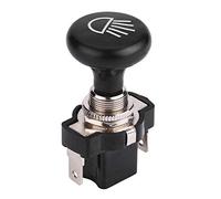 Qiilu interrupteur tirette 12V, Commutateur de Lumière de Traction de Poussée de Phare de voiture, Interrupteur d'éclairage de poussée de traction de phare de voiture