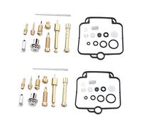 Qiilu Kit de Réparation de Carburateur pour GS500E 1989-2000 pour Carburateur F650 BST 33 1993-2000 2 Jeux de Remplacement D'outils de Reconstruction de Carburateur de Moto