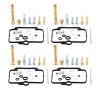 Qiilu kit Joint Bandit 400 carburateur Kit de réparation de carburateur 4 Ensembles, Kit de réparation de carburateur de Moto MCK019X4 adapté pour Bandit GSF400 GSF 400