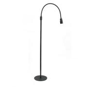 Qiilu Lampe UV à Cils avec Pédale, Séchage LED pour Gel UV, Gooseneck Réglable pour Artistes du Cils et Studios de Maquillage