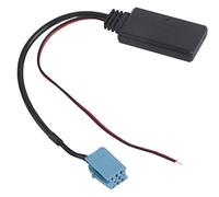 Qiilu Ligne AUX Bluetooth 8 Broches, adaptateurs d'entrée auxiliaire Module de câble AUX Bluetooth 8 Broches Adaptateur Radio Ligne Audio