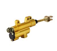 Qiilu Maitre Cylindre Arriere, Maître cylindre hydraulique Moto Dirt Pit Quad Bike Sportbike ATV frein à pied arrière pompe maître cylindre