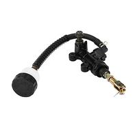Qiilu Maître-cylindre de frein arrière, réservoir arrière de pompe maître-cylindre hydraulique pour GSXR 600 750 1000 1300