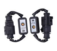 Qiilu Module de clignotant de feu arrière, LED Feux Arrière Dynamique Clignotants Adaptateur Harnais PBT + FEP Kits De Modules Clignotants Adaptés Pour 8V 2013-2018 (1 Paire)