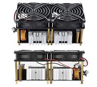 Qiilu Module de Panneau de Chauffage par Induction ZVS 12V-48V 1800W 40A Panneau de Chauffage par Induction Panneau de Chauffage de Pilote Flyback pour Onduleur de Tension de Rator