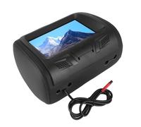Qiilu Moniteur de voiture Siège de voiture arrière MP5 lecteur multimédia moniteur DVD appui-tête écran LCD 7 pouces prise en