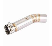 Qiilu Moto Collecteurs d'échappement, Connecteur de tuyau intermédiaire pour moto, d'échappement pour CBR400R CBR500R 2013-2015