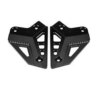 Qiilu Moto Repose-Pied Pied Peg Protector Talon Protecteur Couverture de Protection pour Kawasaki Z900 2017+(Noir)