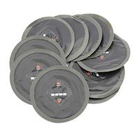 Qiilu Patch de Pneu, 10 pièces Patch de réparation de pneus Pneumatiques en Caoutchouc Naturel de 90 mm pour Automobiles